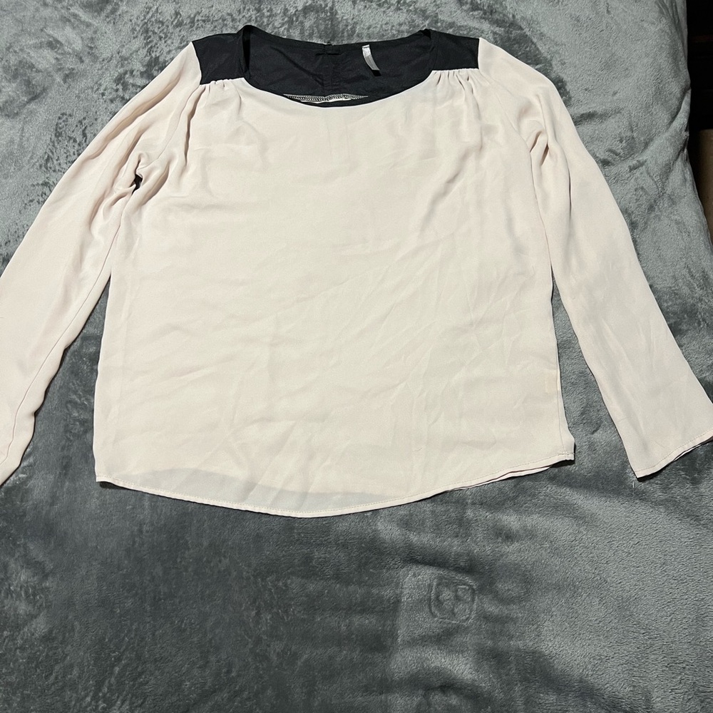 Sheer dress shirt - small
